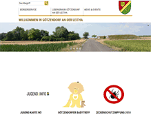 Tablet Screenshot of goetzendorf.at